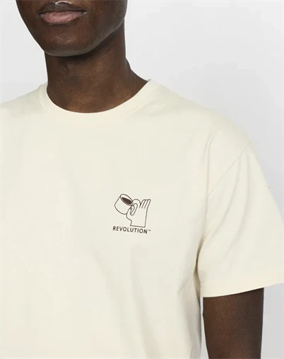 Revolution - Printed T-Shirt - Offwhite